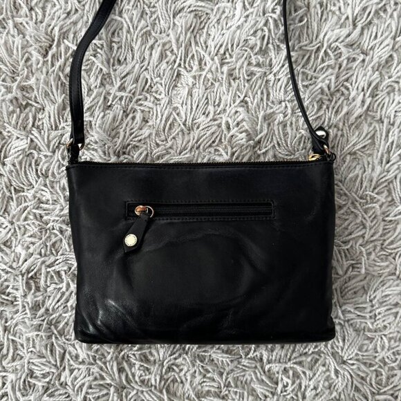 Karl Lagerfeld Crossbody Bag with Adjustable Strap in Black with Gold Hardware – - Picture 8 of 10